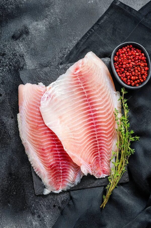 TILAPIA 1KG 100%  PREMIUM, EMPACADA AL ALTO VACÍO SIN ROMPER LA CADENA DE FRIO DESDE EL ORIGEN