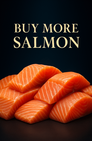 SALMÓN PREMIUM FRESCO 1KG EN PORCIONES SIN COSTO DE ENVÍO
