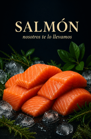 SALMÓN FRESCO - EN PORCIONES • SELLADO AL VACÍO